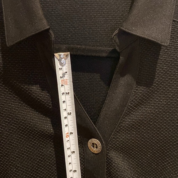 Little black buttoned dress Terra Nostra with belt size small - Picture 11 of 15